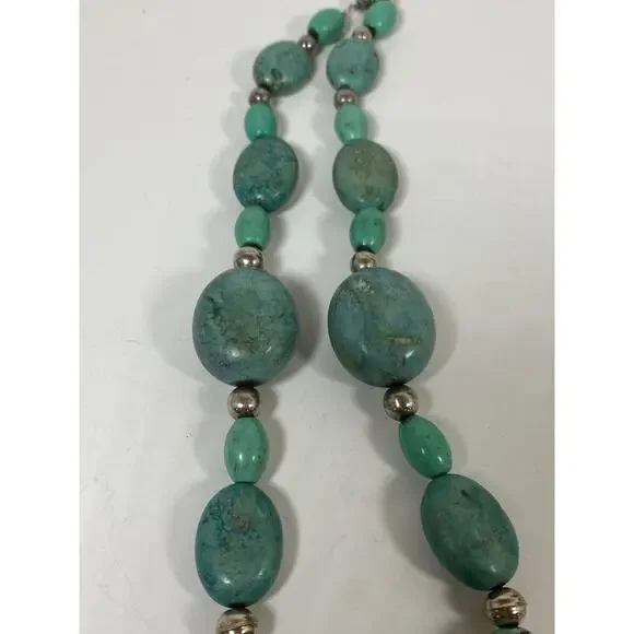 Turquoise Chunky Beaded Necklace